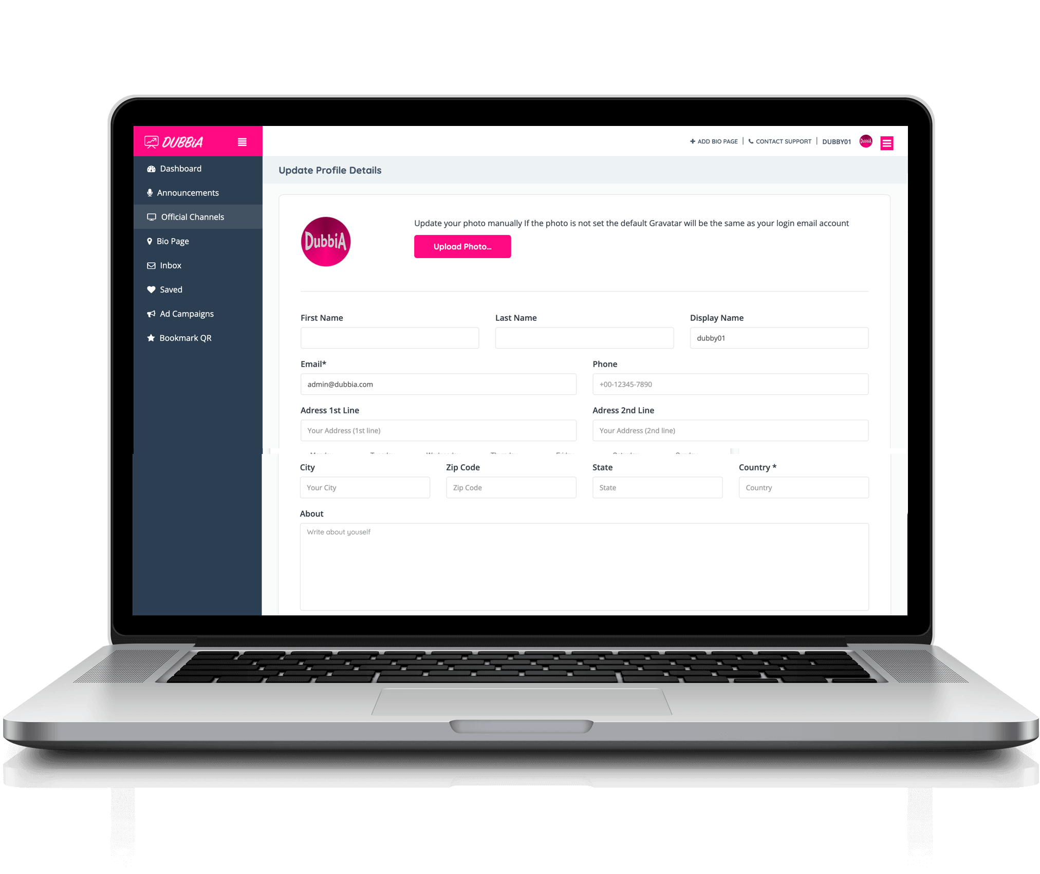 User-Profile-Demo User Profile Demo